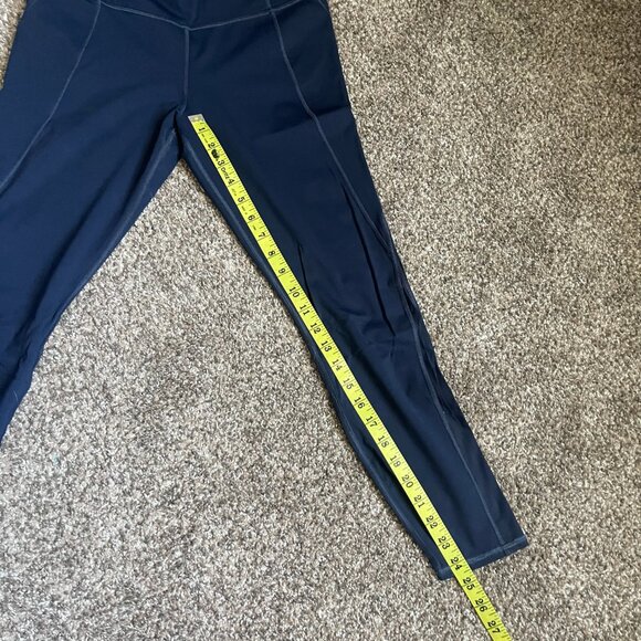 Athleta Lightening 7/8 Tight in Supersonic Navy, Size Medium - Picture 14 of 15